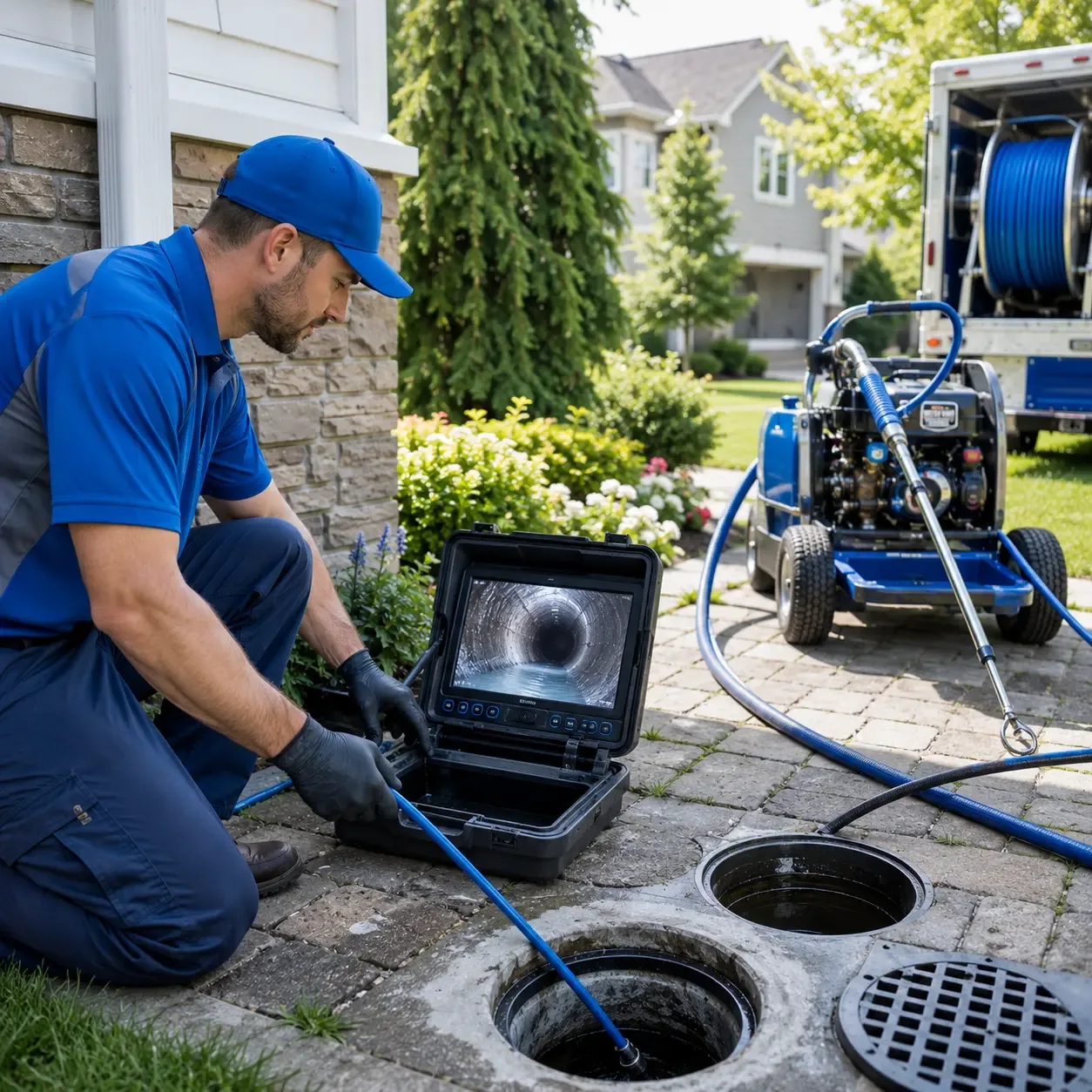 Outdoor drain cleaning professionals serving Bridgeport, IL